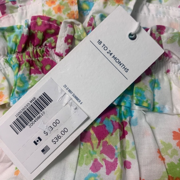 Janie & Jack floral print shirt size 18-24 months new with tag - Picture 3 of 4